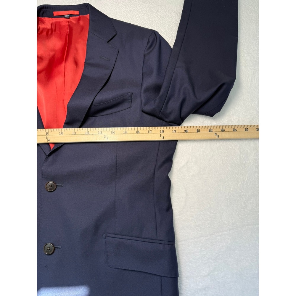 SuitSupply Navy Wool Blazer 36S Vitale Barberis Canonico Surgeon Cuffs Slim Fit - Picture 8 of 12